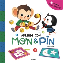 Books Frontpage Mon & Pin. Actividades 2. Aprende con Mon & Pin