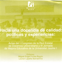 Books Frontpage Hacia una docencia de calidad: políticas y experiencias