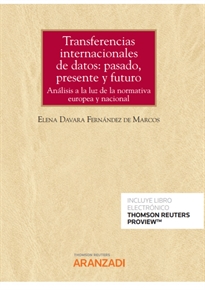 Books Frontpage Transferencias internacionales de datos: pasado, presente y futuro (Papel + e-book)