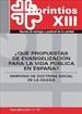 Front page¿Qué propuestas de evangelización para la vida pública en España?