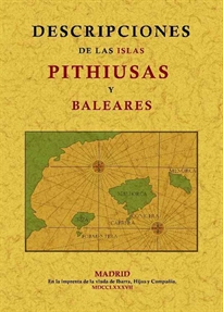 Books Frontpage Descripciones de las Islas Pithiusas y Baleares