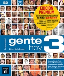 Books Frontpage Gente Hoy 3 Premium. Libro del Alumno