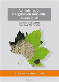 Books Frontpage Administración y legislación ambiental