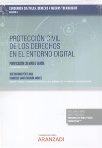 Books Frontpage Protección civil de los derechos en el entorno digital (Papel + e-book)