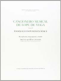 Books Frontpage Cancionero musical de Lope de Vega. Tomo II. Poesías sueltas puestas en música