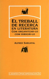 Books Frontpage El treball de recerca en literatura