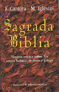 Books Frontpage Sagrada Biblia (Cantera-Iglesias)