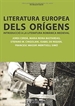 Portada del libro Literatura europea dels orígens