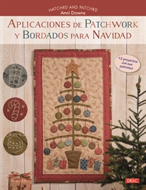 Books Frontpage Aplicaciones de patchwork y bordados para navidad