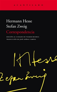 Books Frontpage Correspondencia (Hesse - Zweig)