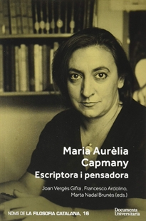 Books Frontpage Maria Aurèlia Capmany. Escriptora i pensadora