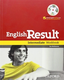 Books Frontpage English Result Intermediate. Workbook + multi-ROM Pack