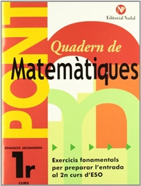 Books Frontpage Pont matemàtiques, 1 ESO