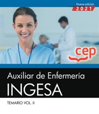 Books Frontpage Auxiliar de Enfermería. INGESA. Temario. Vol.II
