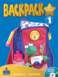 Books Frontpage Backpack Gold 1 Students Book and CD ROM N/E Pack