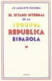 Front pageEl estado integral de la Segunda República española