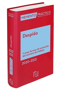 Books Frontpage Memento Despido 2020-2021