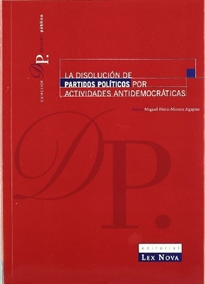 Books Frontpage La disolución de partidos políticos por actividades antidemocráticas