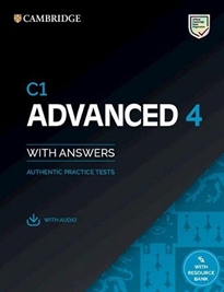 Books Frontpage C1 Advanced 4 Practice Tests with answers