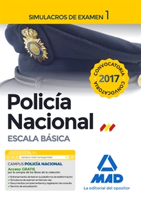 Books Frontpage Policía Nacional Escala Básica. Simulacros de examen 1