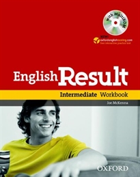 Books Frontpage English Result Intermediate. Workbook with Key + multi-ROM Pack