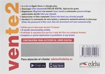 Books Frontpage Vente 2 (B1+) - tarjeta app alumno