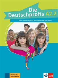 Books Frontpage Die deutschprofis a2.2, libro del alumno y libro de ejercicios con audio y clips online