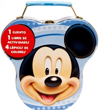 Books Frontpage Mickey Mouse. Cajita metálica