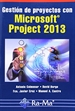 Front pageGestión de Proyectos con Microsoft Project 2013