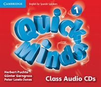 Books Frontpage Quick Minds Level 1 Class Audio CDs (4) Spanish Edition