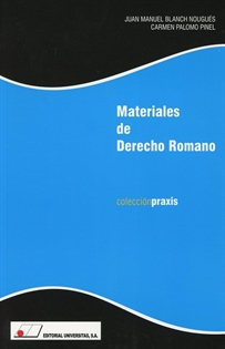 Books Frontpage Materiales de derecho romano