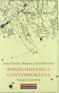 Books Frontpage Poesía hispánica contemporánea