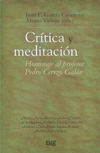 Books Frontpage Crítica y meditación