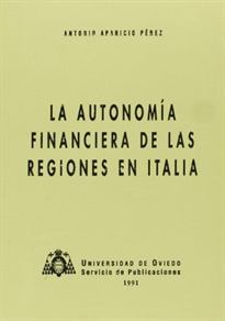 Books Frontpage La autonomía financiera de las regiones de Italia