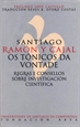Front pageSantiago Ramón y Cajal. Os tónicos da vontade