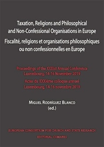 Books Frontpage Taxation, Religioins and Philosophical and Non-Confessional Organisations in Europe