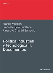 Books Frontpage Política industrial y tecnológica II. Documentos