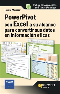 Books Frontpage Powerpivot con excel a su alcance para convertir sus datos en información eficaz