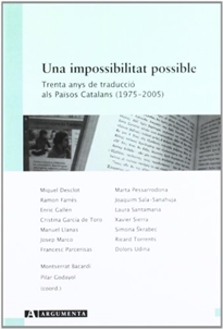 Books Frontpage Una impossibilitat possible. Trenta anys de traducció als Països Catalans (1975-2009)