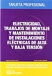 Front pageElectricidad, trabajos de montaje y mantenimiento de instalaciones eléctricas de alta tensión