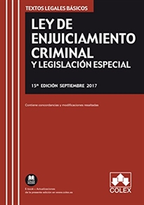 Books Frontpage Ley De Enjuiciamiento Criminal Y Legislación Especial