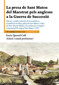 Books Frontpage La presa de Sant Mateu del Maestrat pels anglesos a la Guerra de Successió