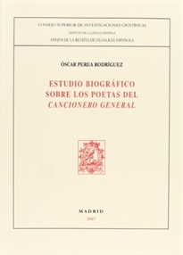 Books Frontpage Estudio biográfico sobre los poetas del Cancionero General