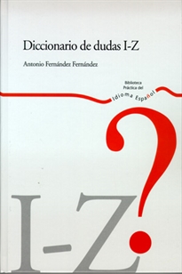 Books Frontpage Diccionario de dudas I - Z