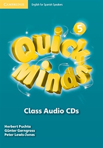 Books Frontpage Quick Minds Level 5 Class Audio CDs (5) Spanish Edition