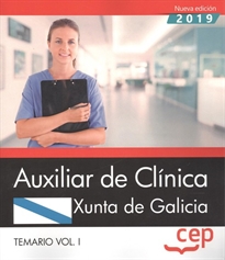 Books Frontpage Auxiliar de Clínica. Xunta de Galicia. Temario Vol.I