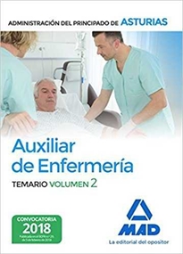 Books Frontpage Auxiliar de Enfermería de la Administración del Principado de Asturias. Volumen 2