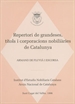 Front pageRepertori de grandeses, títols i corporacions nobiliàries de Catalunya I