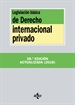 Front pageLegislación básica de Derecho Internacional privado