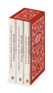 Books Frontpage Sherlock Holmes (pack con: Estudio en Escarlata | Las aventuras de Sherlock Holmes | Las memorias de Sherlock Homes)